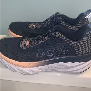 Hoka Bondi 6 Mood indigo/Dusty pink